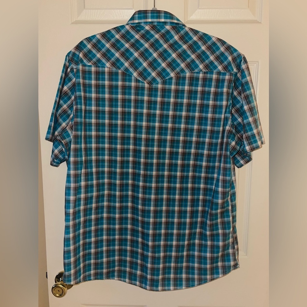 Wrangler snap button shirt • Mens L - Picture 3 of 5